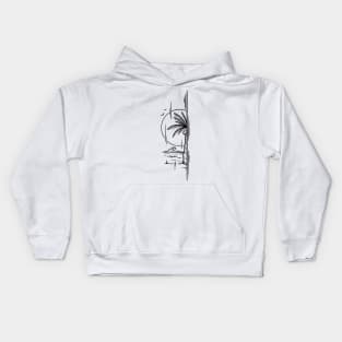 Halfway to Paradise Kids Hoodie